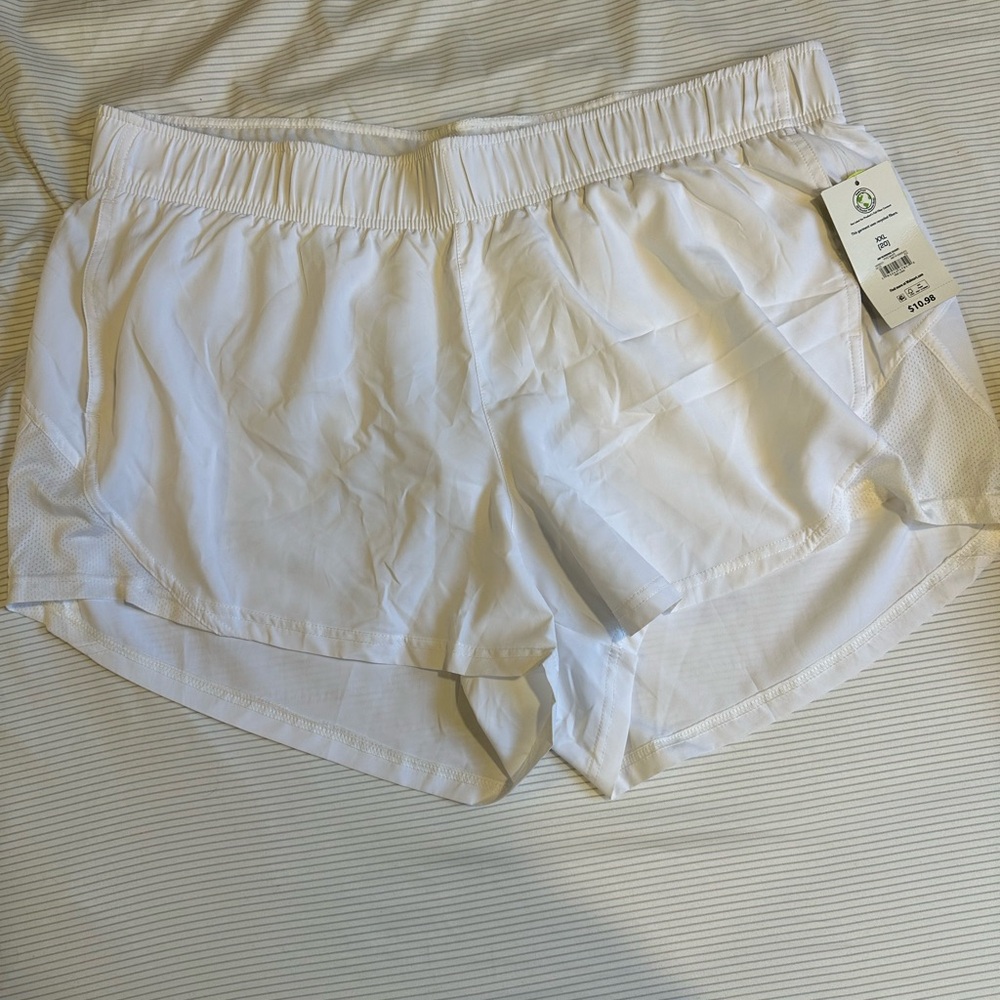 White Athletic Shorts